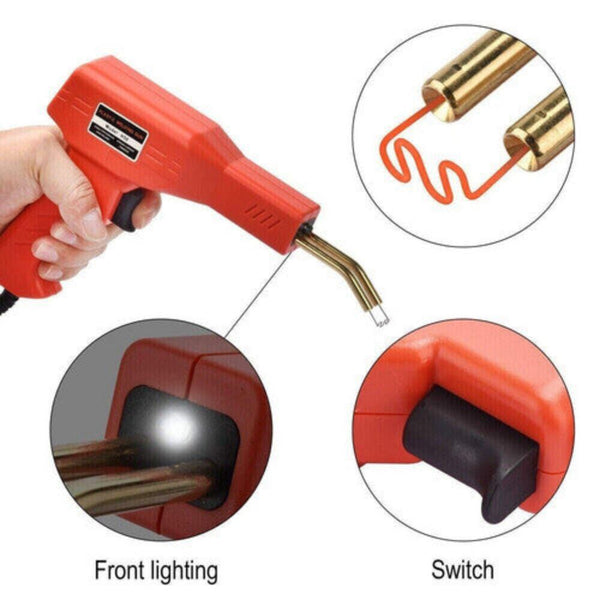Plastic Welder Garage Tool Hot Staple Staplers Bumper Repair Welding Machine Kit Other Welding Equipment