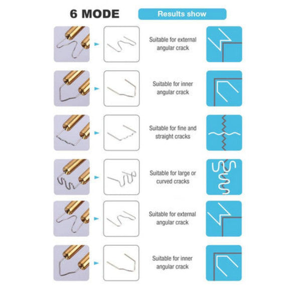Plastic Welder Garage Tool Hot Staple Staplers Bumper Repair Welding Machine Kit Other Welding Equipment