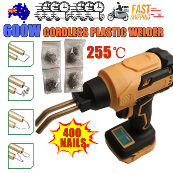 Cordless Plastic Welder Hot Stapler Bumper Repair Welding Machine +400 Staples Other Welding Equipment