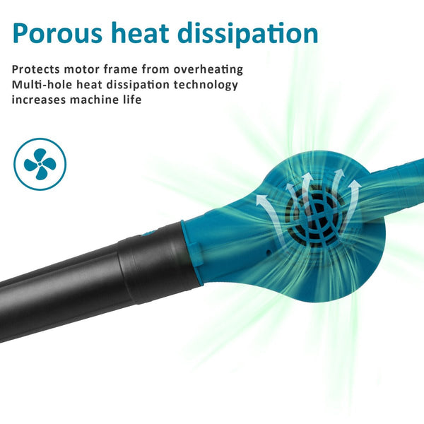 Cordless Garden Leaf Dust Blower Handheld For Makita With 2Battery & Charger 36V Leaf Blowers