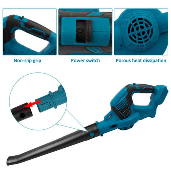 Cordless Garden Leaf Dust Blower Handheld For Makita With 2Battery & Charger 36V Leaf Blowers