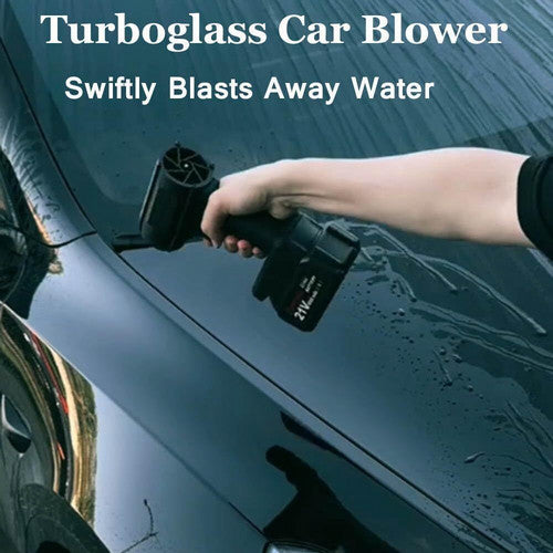 Cordless Blower Portable Handheld Electric Brushless Turbo Jet Fan W/2 Batteries Air Filtration Systems