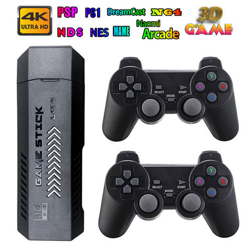 40000+ Hd Hdmi Pre Loaded Retro Video Game Stick Console +2 Wireless Controller Video Game Consoles