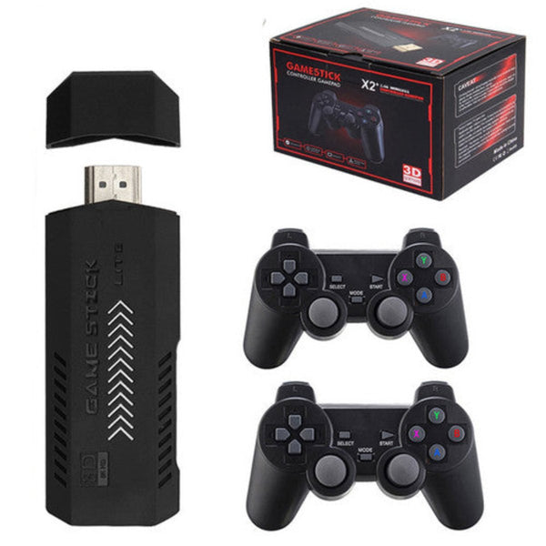 40000+ Hd Hdmi Pre Loaded Retro Video Game Stick Console +2 Wireless Controller Video Game Consoles
