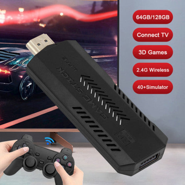 40000+ Hd Hdmi Pre Loaded Retro Video Game Stick Console +2 Wireless Controller Video Game Consoles