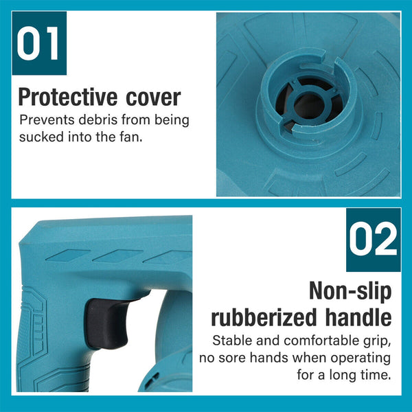 2 In 1 Cordless Electric Leaf Blower W/ Battery Dust Remove Vacuum Cleaner Home Car Leaf Blowers