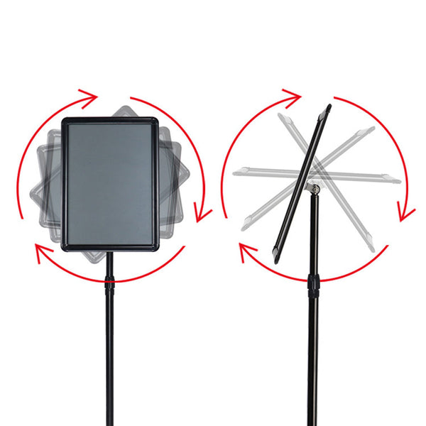 A4 Floor Poster Stand Foyer Pedestal Sign Holder Business Menu Display Au Stock Restaurant Signs