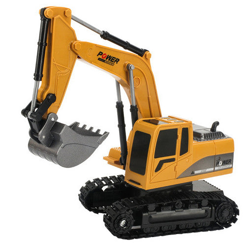 1:24 Rc Digger Remote Control Excavator Construction Truck Vehicle Toys 6Ch Activity Toys