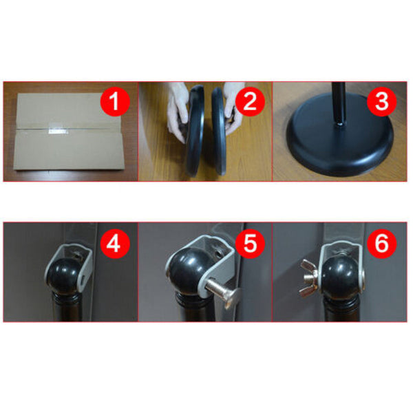 A3 Floor Poster Stand Foyer Pedestal Sign Holder Business Menu Display Black Display Stands