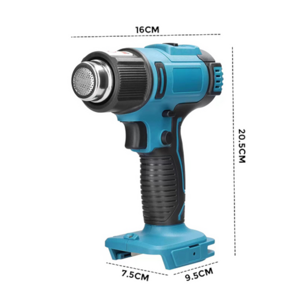 2000W Electric Hot Air Heat Gun With Nozzles Cordless Handheld For Makita 18V Au Heat Guns