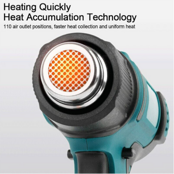 2000W Electric Hot Air Heat Gun With Nozzles Cordless Handheld For Makita 18V Au Heat Guns