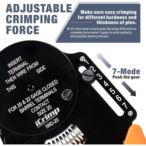 Dt20 Crimper 4 Way Indent8 Impression Icrimp Closed Barrel Type Deutsch Other Auto Tools & Supplies