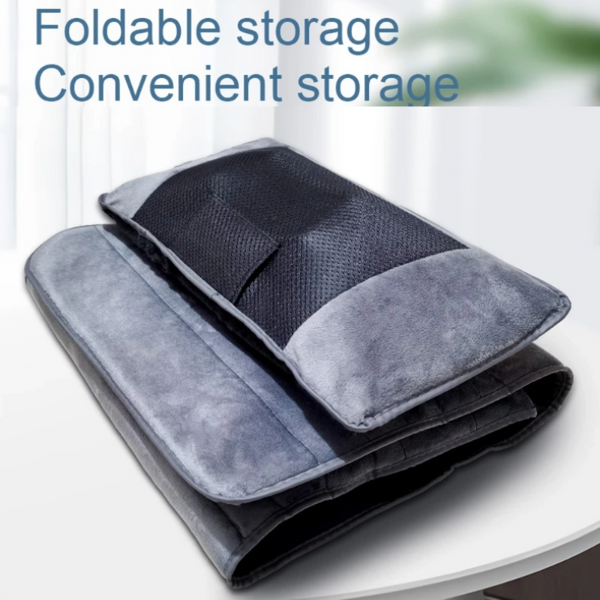 10 Vibrating Motors Massage Mat Full Body Heated Mattress Pillow Pain Relief Au Mattresses