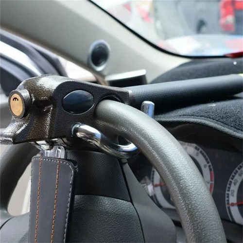 Car Steering Wheel Anti Theft Lock Foldable Security T Lock Locks & Security