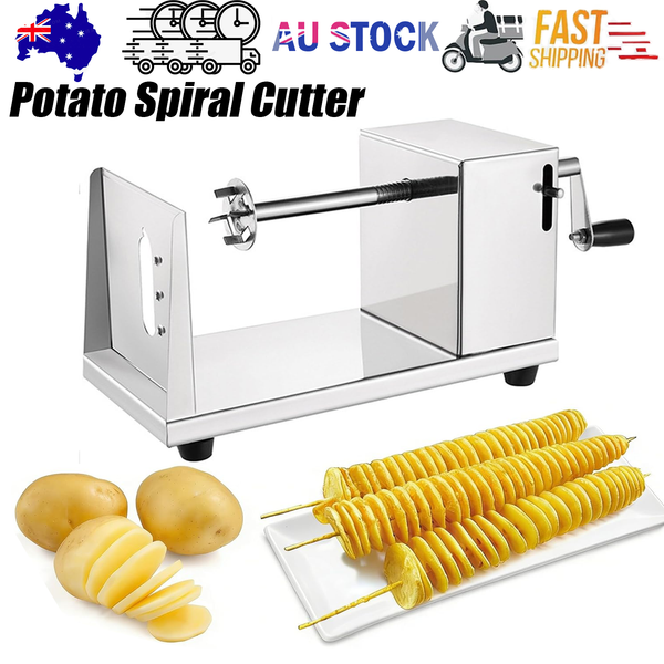 Potato Twister Tornado Slicer Cutter Stainless Steel Vegetable Spiral Machine Peelers & Slicers