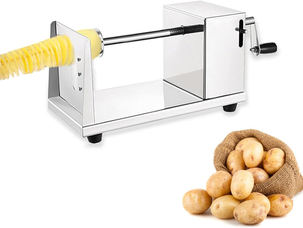 Potato Twister Tornado Slicer Cutter Stainless Steel Vegetable Spiral Machine Peelers & Slicers