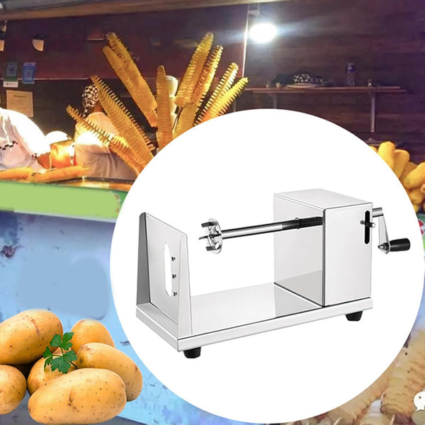 Potato Twister Tornado Slicer Cutter Stainless Steel Vegetable Spiral Machine Peelers & Slicers