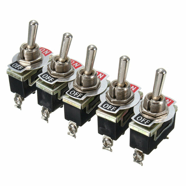 5X Toggle Switch 12V On Off Car Flick Dash Light Marine Volt Switches Boat Switches & Controls