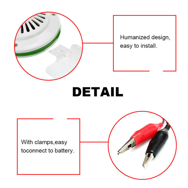 12V Ceiling Fan Portable Solar Power 3 Blade 0.7Amp Caravan Camping Outdoor Caravan Parts Accessories