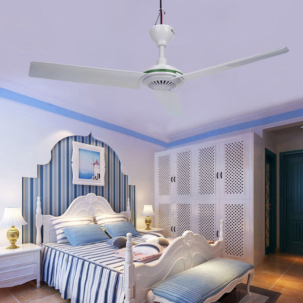 12V Ceiling Fan Portable Solar Power 3 Blade 0.7Amp Caravan Camping Outdoor Caravan Parts Accessories
