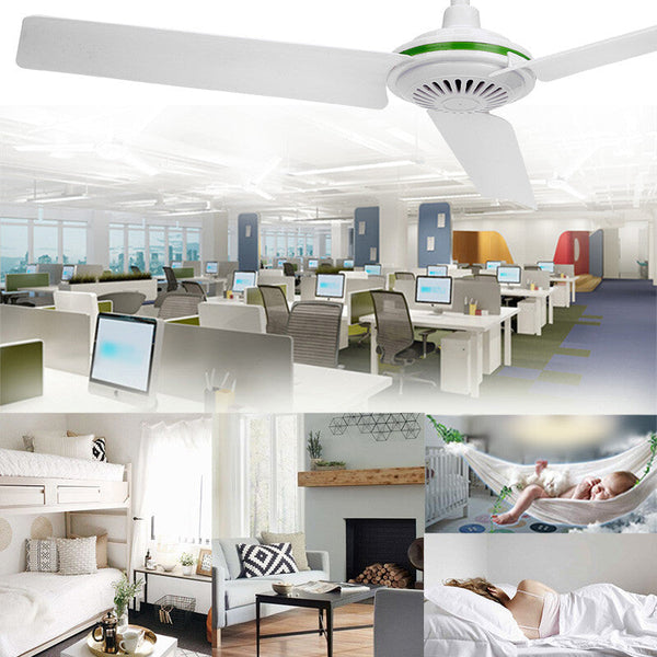 12V Ceiling Fan Portable Solar Power 3 Blade 0.7Amp Caravan Camping Outdoor Caravan Parts Accessories