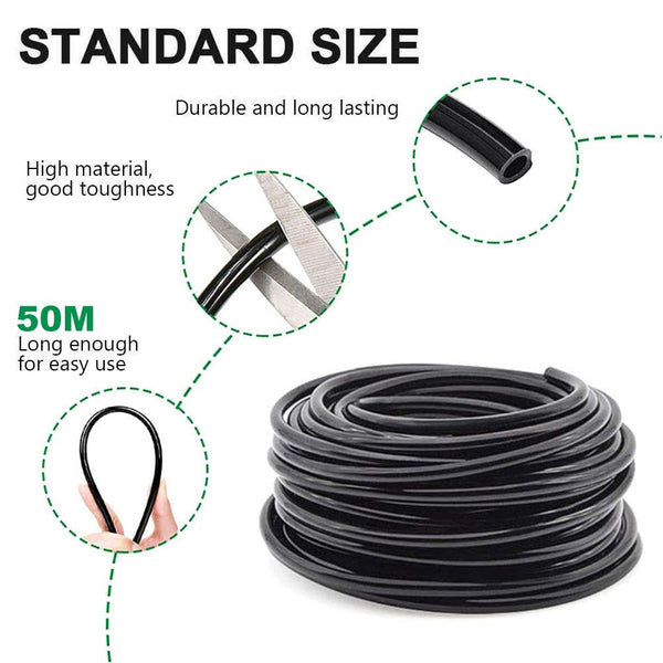 201X 50M Hose Garden Irrigation System Greenhouse Plant Watering Diy Micro Drip Complete Drip Irrigation Kits