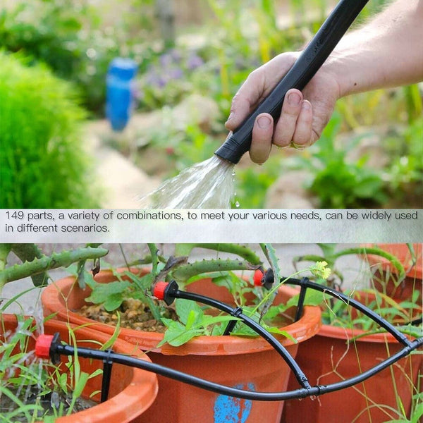201X 50M Hose Garden Irrigation System Greenhouse Plant Watering Diy Micro Drip Complete Drip Irrigation Kits