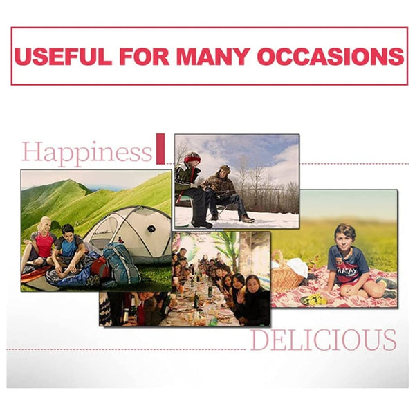 Butane Gas Heater Camping Tent Outdoor Hiking Camper Survival Black Camping Stoves