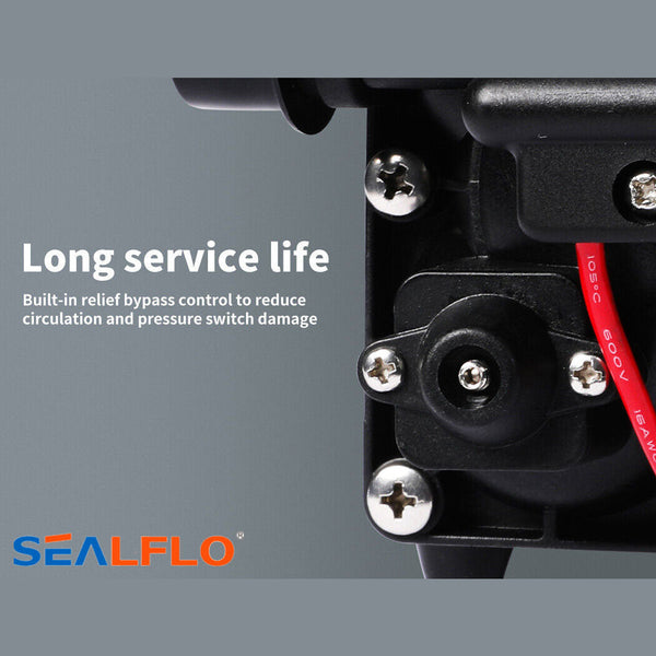 12V Water Pump High Pressure Self Priming Rv Camping Boat 55Psi 11.3L/M Caravan Parts Accessories