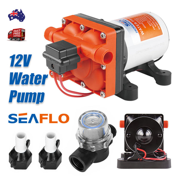 Seaflo 3 G/M Rv Supreme 12V Water Pump For Caravan Motorhome Camper Trailer Boat Boat Plumbing