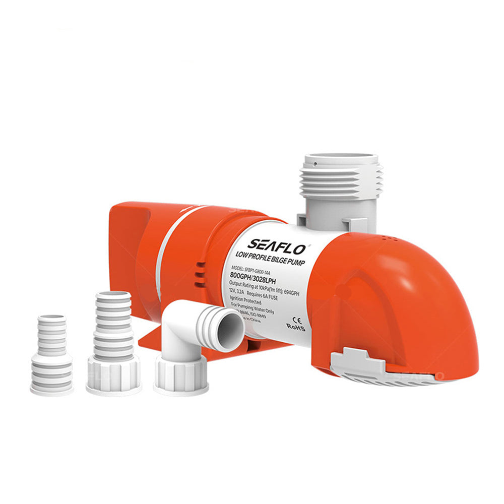 1100Gph Dc12v Automatic Bilge Pump Low Profile Water For Boat Marine Sfbp1 G1100 14A Boat Plumbing