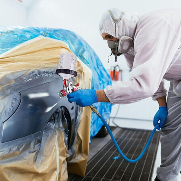 Air Hvlp Spray Gun Paint 600Cc Gravity Feed Cup 1.4Mm 1.7Mm 2Mm Tip Au Stock Paint Sprayers