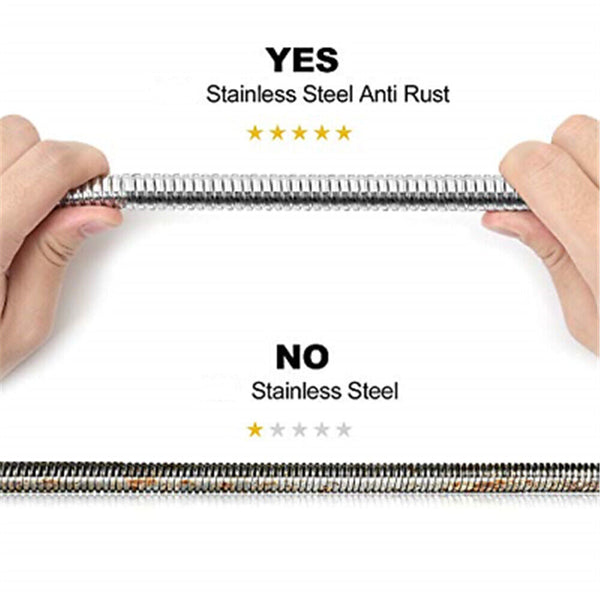 3M Shower Head Hose Stainless Steel Bathroom Flexible Tube Replacement Pipe Au Shower Hoses