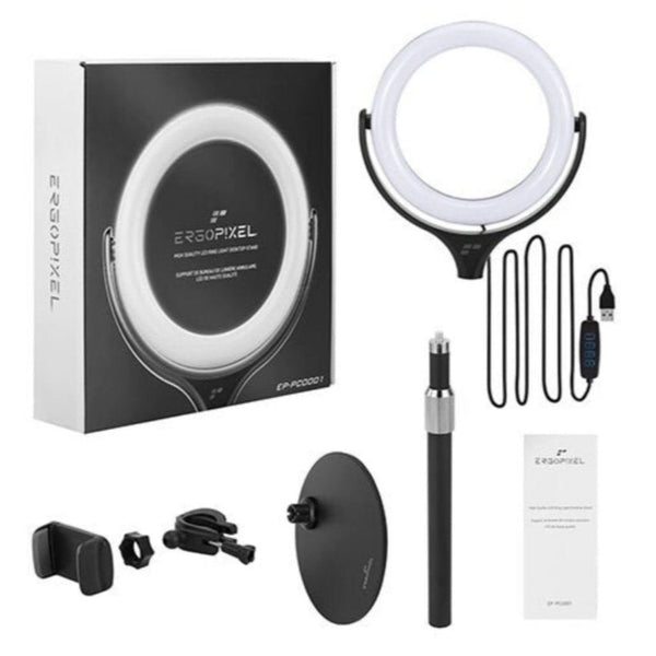 8"Led Ring Light Dimmable Lighting Kit Phone+Selfie 40Cm Tripod Makeup Live Lamp Selfie Lights