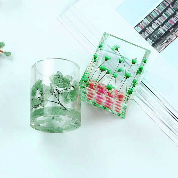 Silicone Mold Resin Epoxy Crystal Crafts Making Brush Pot Pen Holder Mould Diy Crafting Tools
