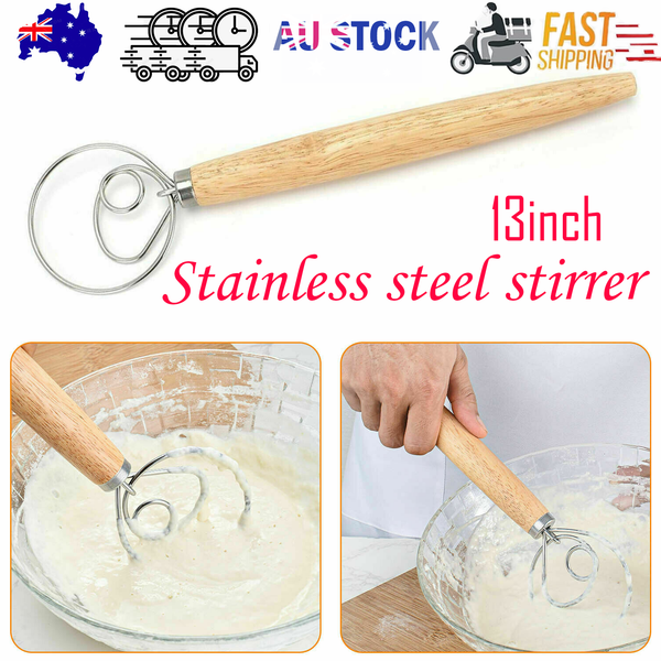 13 Inches Baking Dough Stainless Steel Large Wire Whisk Mixer Bread Cooking Tool Whisks