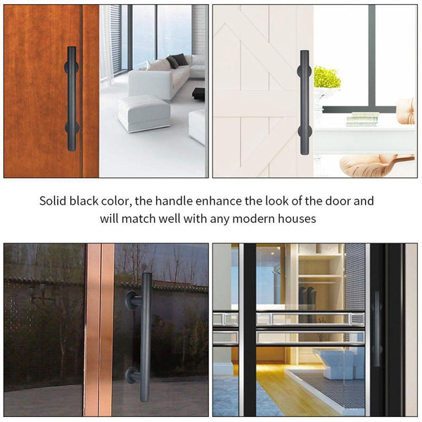 12 Inch Barn Door Handle Sliding Flush Pull Stainless Steel Hardware Door Knobs