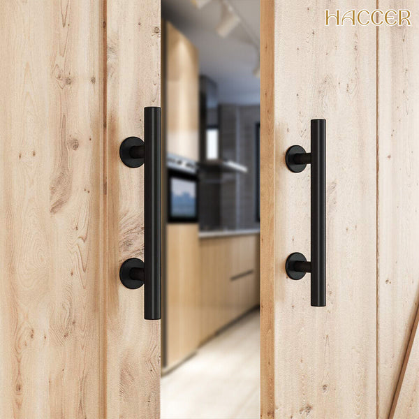 12 Inch Barn Door Handle Sliding Flush Pull Stainless Steel Hardware Door Knobs