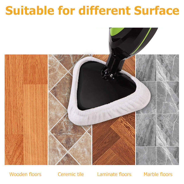 H2o Steam Replacement Microfiber Cloths 6Pcs Reusable Washable Mop Pads