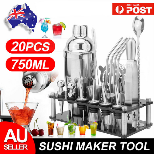 20Pcs tail Shaker Set 750Ml Bartender Kit For Spirits tail Shakers & Sets