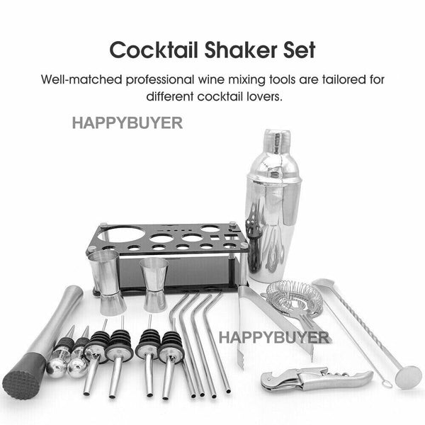 20Pcs tail Shaker Set 750Ml Bartender Kit For Spirits tail Shakers & Sets