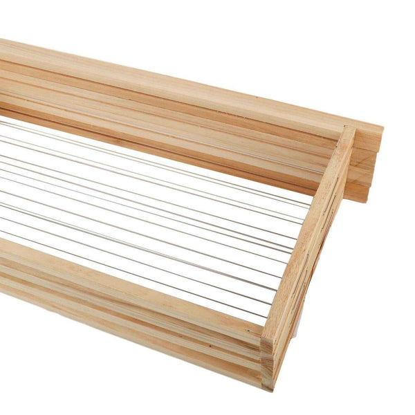 Beehive Frame Assembled Wood Steel Unwaxed Deep Hive Frames Beekeeping Beekeeping Equipment
