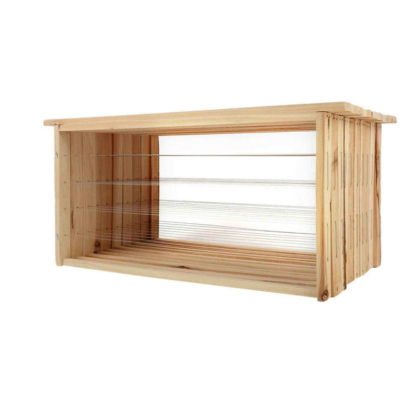 Beehive Frame Assembled Wood Steel Unwaxed Deep Hive Frames Beekeeping Beekeeping Equipment