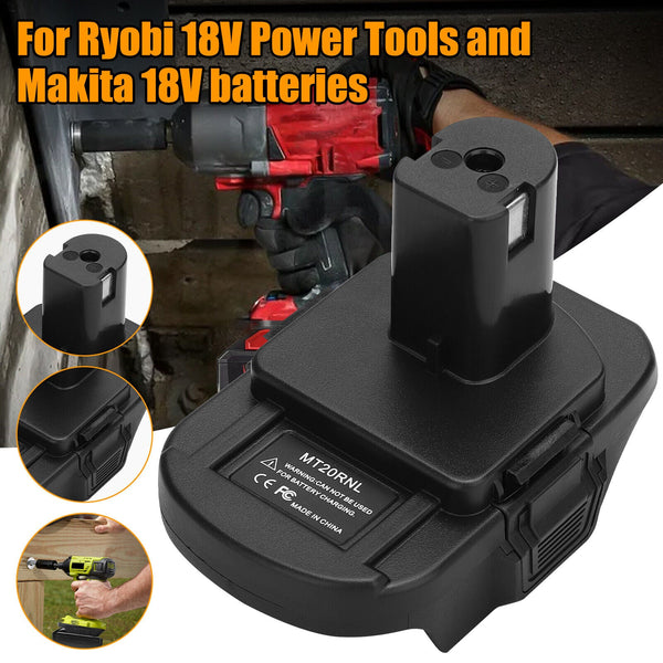 Battery Adapter Mt20rnl For Makita Li Ion Batteries Convert To Ryobi 18V Tools Battery Boxes