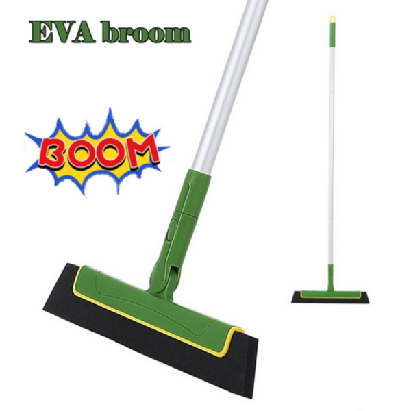 Green Floor Squeegee Wiperbroom Tile Cleaning Household Extendable Handle Squeegees & Window Cleaning