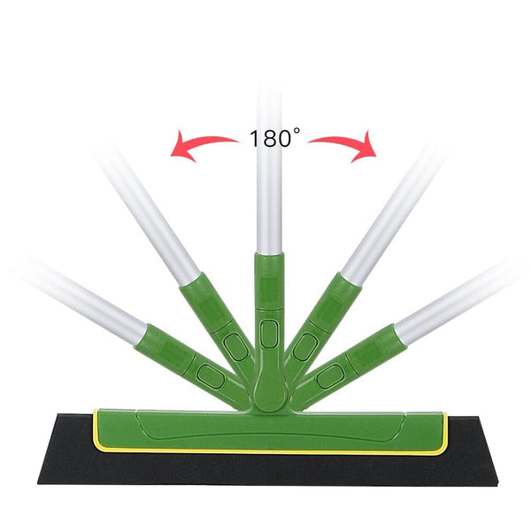Green Floor Squeegee Wiperbroom Tile Cleaning Household Extendable Handle Squeegees & Window Cleaning