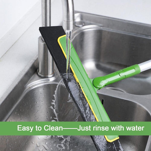 Green Floor Squeegee Wiperbroom Tile Cleaning Household Extendable Handle Squeegees & Window Cleaning