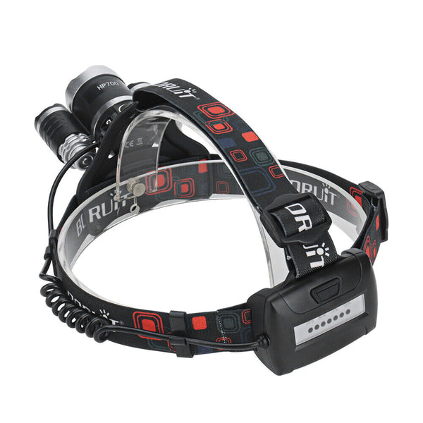 Hp700 Led Headlamp Torch Lamp Rechargeable Light Headlight Camping Head Torches