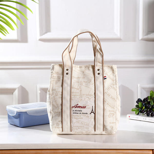 22*11.5*25Cm Insulated Lunch Bag Food Container Picnic Storage Handbag Lunchboxes & Bags