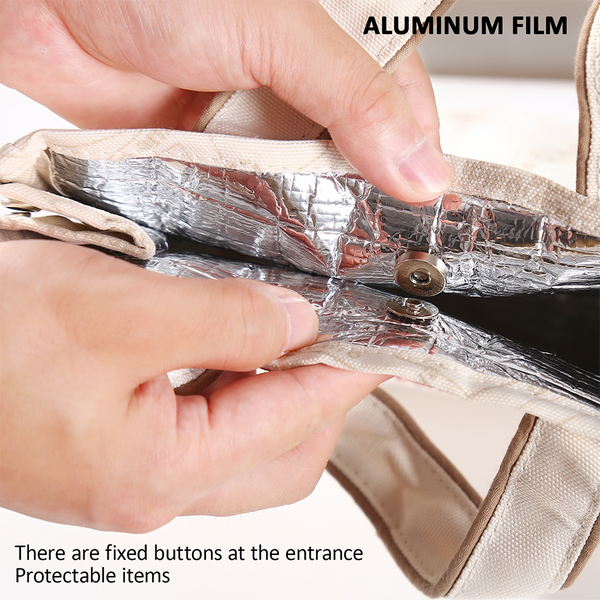 22*11.5*25Cm Insulated Lunch Bag Food Container Picnic Storage Handbag Lunchboxes & Bags